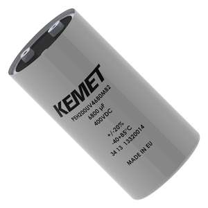 Nuevo Condensador Electrolítico de Aluminio Original KEMET PEH200SV5100MU2 10000F, Condensador de Potencia de Derivación, 250V CC, Terminal de Tornillo, 14mOhm, 100Hz - Product Image 3