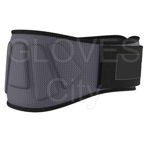 Cinturones de levantamiento de pesas ajustables de neopreno gris Logotipo personalizado GIMNASIO Ejercicio Seguridad Fitness Guantes GUANTES City Sialkot Protector - Product Image 1