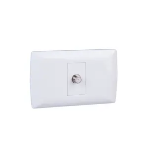 Free Sample South America US Standard Electrical Wall Switches Power TV Socket Tomacorriente Supplier 110V