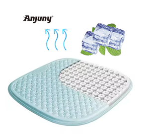 Anjuny Coussin de siège en gel rafraîchissant Offre Spéciale Soulagement de la pression Coussin de siège de voiture respirant pour <span class=keywords><strong>chaise</strong></span> de bureau longue assise - Product Image 1