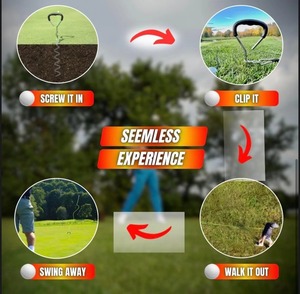 Entraîneur <span class=keywords><strong>de</strong></span> <span class=keywords><strong>swing</strong></span> <span class=keywords><strong>de</strong></span> <span class=keywords><strong>golf</strong></span>, corde en paracorde <span class=keywords><strong>de</strong></span> 50 pieds, balle réelle, outil portable léger, gauche/droite, tous les golfeurs, <span class=keywords><strong>swing</strong></span> avant <span class=keywords><strong>le</strong></span> match - Product Image 4