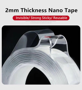 Nueva Cinta Adhesiva de Gel Carole Nano Elástica de Doble Cara, Tipo Gecko, Recortable, Reutilizable, en Hojas - Product Image 5