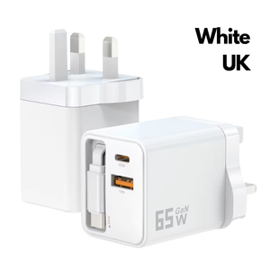 Cable Tipo C Retráctil de 65W con Enchufe Americano Plegable para Carga Rápida de Teléfono y Laptop, <span class=keywords><strong>Precio</strong></span> de Fábrica OEM - Product Image 5