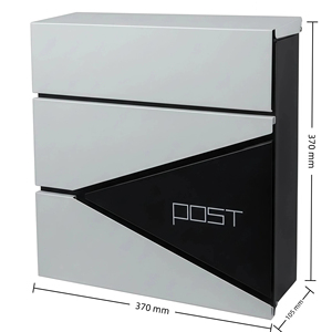 Buzón de Correos de Acero Galvanizado para Exteriores, Anti-Robo, con Recubrimiento en Polvo, con Cerradura con Llave, Soporte para Periódicos, Buzón de Sugestiones - Product Image 4