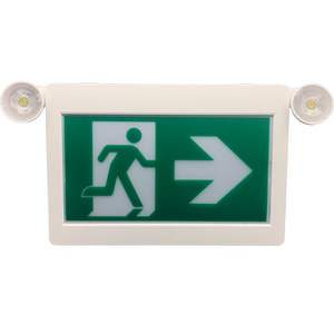 Canadá estándar recargable Led luz de emergencia Combo Running Man señal de salida Luz - Product Image 4