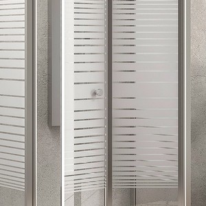 Kamalu KM4000S 3 lati senza cornice box doccia 90x70x90 pieghevole schermo stampato in vetro 180h stile moderno per il bagno - Product Image 5