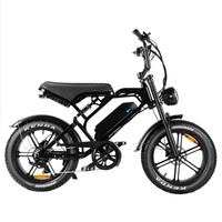 Vélo électrique V20 en stock dans l'entrepôt de l'UE et des États-Unis, 1000 W, pneus larges de 20 pouces, vélo électrique 250 W, 25 km/h, vélo électrique pour adultes, Fatbike