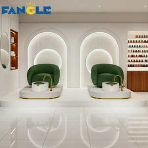 Sedia Pedicure di lusso per il salone di bellezza <span class=keywords><strong>Spa</strong></span> massaggio <span class=keywords><strong>e</strong></span> pediluvio per il negozio di barbiere Manicure salone mobili - Product Image 1