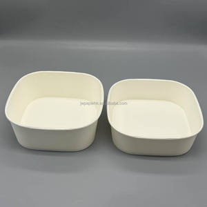 Tazón de Sopa Desechable Biodegradable de Papel Kraft con Tapa, Envase para Llevar Comida, Aperitivos y Fideos - Product Image 1