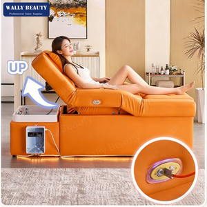 Lit de massage professionnel japonais pour spa capillaire, pédicure et spa des pieds avec machine à eau pour le cuir chevelu - Product Image 2