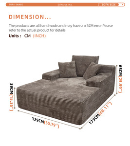 Canapé-lit convertible, petit canapé-lit sectionnel de taille Queen, idéal pour les condos et les petits espaces, utilisation quotidienne - Product Image 4