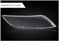 Couvre-phare pour Kia Optima K5 2014 2015, lentille de phare avant, coque en plastique transparente, remplacement pour phares LED HID
