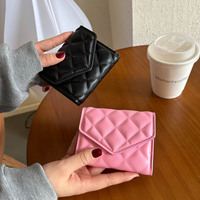 Dompet Kartu Kredit Wanita Desainer Kustom dengan Ritsleting, Bahan Kanvas, Tahan Lama