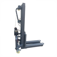 Chariot élévateur électrique portable sans fil à commande facile, capacité 300 kg, type marche arrière, hauteur de levage 1,2 m - 1,6 m, pour équipement audio de scène
