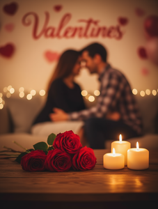 T-Shirt con Motivo a Cuori per San Valentino, Girocollo a Maniche Corte, Stampa a Trasferimento Termico, Maglietta da Donna Primaverile - Product Image 2