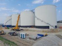 Moteur automatique de composants de noyau de réacteur de digesteur de biogaz anaérobie en acier boulonné de 9500m3 pour cuve de fermentation anaérobie