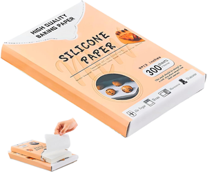 แผ่นกระดาษรองอบสีขาวแผ่นกระดาษ parchment สำหรับบรรจุภัณฑ์อาหารขนมคุกกี้แซนวิชขนมปังนมขี้ผึ้งถาดอบ - Product Image 1