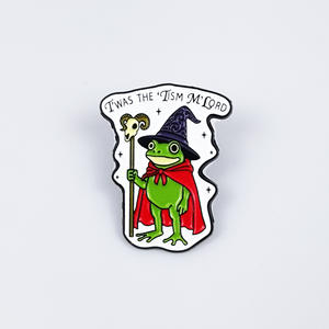 Broche <span class=keywords><strong>de</strong></span> Rana <span class=keywords><strong>Bruja</strong></span> Divertido y Adorable, Insignia Creativa <span class=keywords><strong>de</strong></span> Animal <span class=keywords><strong>de</strong></span> Dibujos Animados Europeo y Americano, Accesorio <span class=keywords><strong>de</strong></span> Mochila <span class=keywords><strong>de</strong></span> Aleación con Esmalte Goteado - Product Image 6