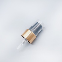 Pompe de traitement de crème personnalisée 20 410 tête fine parfum micro brillant argent brouillard pompe de pulvérisation en aluminium