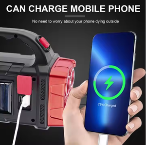 <span class=keywords><strong>2025</strong></span> nhà máy trực tiếp ngoài trời ABS LED <span class=keywords><strong>Torch</strong></span> USB đầu ra hiển thị điện không thấm nước IP65 cho lặn 3.7V cầm tay năng lượng mặt trời tìm kiếm ánh sáng - Product Image 2