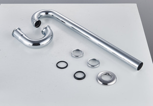 Accessoires <span class=keywords><strong>de</strong></span> salle <span class=keywords><strong>de</strong></span> bain en acier inoxydable <span class=keywords><strong>de</strong></span> haute qualité, <span class=keywords><strong>siphon</strong></span> en acier inoxydable chromé pour lavabo - Product Image 2