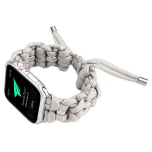 Cinturino in corda di Nylon intrecciato per sport all'aria aperta per cinturino <span class=keywords><strong>Apple</strong></span> <span class=keywords><strong>Watch</strong></span> 38mm 42mm 40mm <span class=keywords><strong>44mm</strong></span> per cinturino da polso iWatch 5 4 3 2 1 - Product Image 4