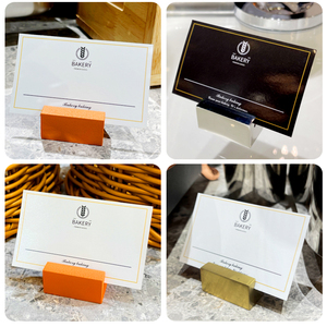 Support de Présentation Moderne en Acier Inoxydable Antirouille Pré-assemblé pour Étiquettes de Prix et Menus – Idéal pour la Restauration - Product Image 4