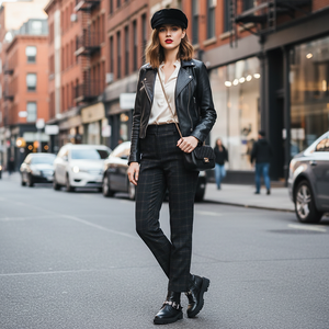 Zwarte fluwelen barethoed Dames Britse retro platte eendenbek-kapiteinshoed voor straatmode Foto Dagelijks gebruik Elegant chic - Product Image 6