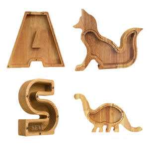 <span class=keywords><strong>Tirelire</strong></span> en bois personnalisée avec 26 lettres de l'alphabet, modèle 2022, pour ranger les pièces de monnaie, <span class=keywords><strong>tirelire</strong></span> en bois pour animaux - Product Image 5