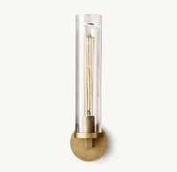 Support de lampe moderne américain E26 Applique murale en cristal plaqué nickel et fer noir avec source de lumière LED pour le salon ou la chambre à coucher