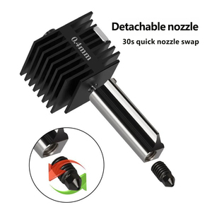 Kit Hotend Haute Vitesse Bambu Lab A1 A1 Mini A2L avec Buse en Acier Trempé 0.2mm 0.4mm 0.6mm 0.8mm pour Imprimante 3D - Product Image 6