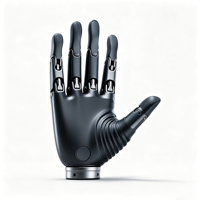 Hirobot Nuevo Tipo de Mano Robótica Biónica Humanoide A2CA-Revo 2, Caja de Engranajes de Motor, Accionamiento Servoeléctrico, IP54, 28W/28V, Compatible con PLC