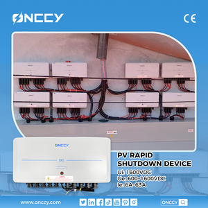 IP66 1000VDC 25A 2P 1 Terminal de circuito PC + ABS Materia Protección de bombero Apagado rápido Interruptores de seguridad de bombero ERS - Product Image 3