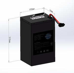 60V 30Ah Lifepo4 バッテリーパック（電動スクーター用） - Product Image 2