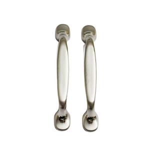 Tiradores de cajón ovalados de aleación de zinc GJ, níquel blanco, herrajes modernos para muebles, duraderos - Product Image 5