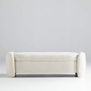 New Arrival Storage Customized Fabric Size Bedroom <strong>End</strong> <strong>of</strong> <strong>Bed</strong> Bench Villa Home Living Room Lounge Foot <strong>Stool</strong> Makeup Sofa Chair - Product Image 2