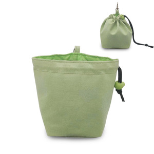 Sac d'entraînement pour animaux de compagnie en tissu Oxford vert clair 14x10x8,5 cm pour le rangement des friandises en extérieur pour chien - Product Image 5