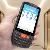 Terminal de collecte de données d'entrepôt robuste avec clavier complet, étanche, Android 12, lecteur de codes-barres, PDA industriel portable