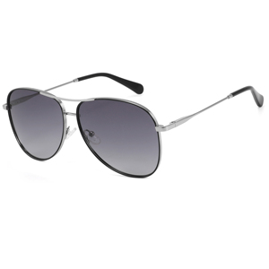 Gafas de Sol de Piloto con Montura Completa, Lentes Degradadas, Montura Dorada, 100% Protección UV, Unisex, Estilo Rectangular para Adultos - Product Image 5