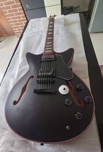 <span class=keywords><strong>Guitarra</strong></span> Eléctrica Semiacústica NOBLE HOLLOW BODY Edición Fina con Mástil de Arce Personalizado, Instrumento Musical Semi DIY, <span class=keywords><strong>Guitarra</strong></span> Española - Product Image 2