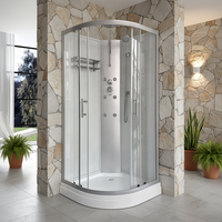 Cabine de douche vapeur économique, cabine de douche préfabriquée avec vapeur, cabine de douche entièrement fermée
