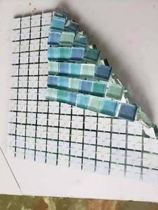 Mosaïque en verre à points montés sur bâtonnets en <span class=keywords><strong>silicone</strong></span> pour murs et sols - Product Image 6