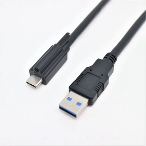 Nhà máy cung <span class=keywords><strong>c</strong></span>ấp 1m USB <span class=keywords><strong>C</strong></span> <span class=keywords><strong>C</strong></span>áp 3.1 Type-<span class=keywords><strong>C</strong></span> kép vít khó<span class=keywords><strong>a</strong></span> xuống gó<span class=keywords><strong>c</strong></span> <span class=keywords><strong>c</strong></span>ạnh để tiêu chuẩn USB3.0 dữ liệu am để cm <span class=keywords><strong>c</strong></span>áp - Product Image 4