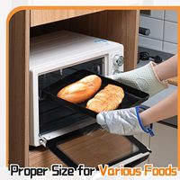 Offre Spéciale Usine : Panier de Cuisson en PTFE Antiadhésif Noir 11x11x1 POUCES pour Frites, Ailes de Poulet, Pain, Viande, Sandwichs