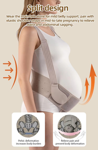 Ceinture de soutien abdominale réglable pour femmes enceintes, élastique, pour soulager les douleurs dorsales - Product Image 2