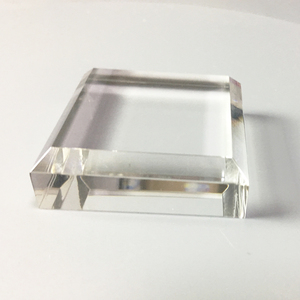 Cửa Hàng Quà Tặng Bảo Tàng Trưng Bày Khoáng Sản Khối Acrylic Nhỏ Với Cạnh Vát - Product Image 1