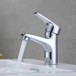 Grifo monomando para lavabo con válvula de cerámica, montaje en encimera, un solo orificio, para lavabo de baño - Product Image 1