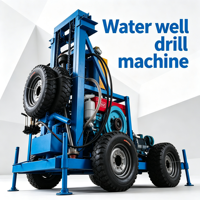 Foreuse mobile sur chenilles hydraulique YG-200 pour puits domestiques en Tunisie
