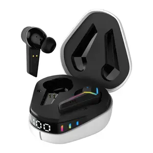 Fone de ouvido gamer super baixo tws, wireless, com cancelamento de ruído