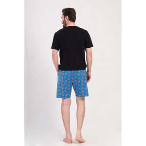 Shorts de basketball pour hommes XXS avec taille élastique, longueur genou, en polyester, décorés de strass, techniques de tissage et de tricot - Product Image 1